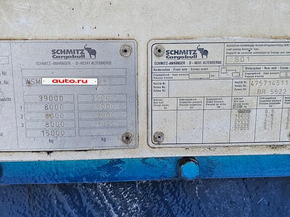 1998 Schmitz Cargobull S01, синий, 500000 рублей - вид 6