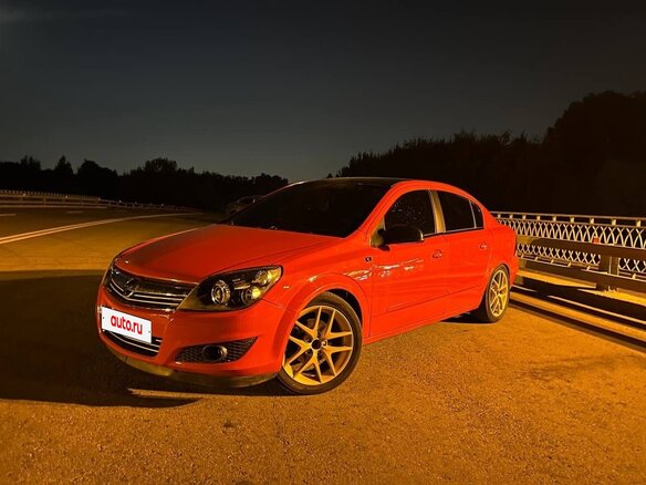 2008 Opel Astra H Рестайлинг, красный, 400000 рублей