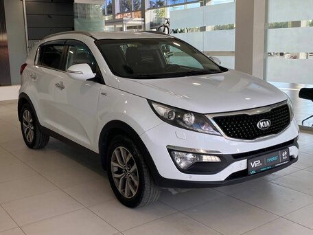 2014 Kia Sportage III Рестайлинг, белый, 1377000 рублей, вид 3