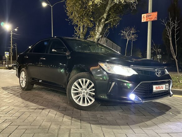2015 Toyota Camry US Market VII (XV50) Рестайлинг, чёрный, 1900000 рублей - вид 9