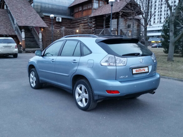 2006 Lexus RX 350 II Рестайлинг, голубой - вид 3