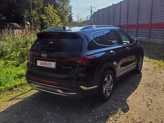 2021 Hyundai Santa Fe IV Рестайлинг, чёрный, 4300000 рублей, вид 3