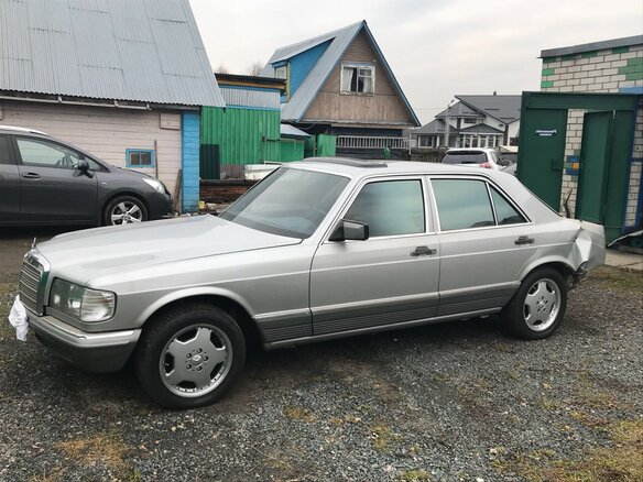 1985 Mercedes-Benz S-Класс 300 II (W126) Рестайлинг, серебристый - вид 4