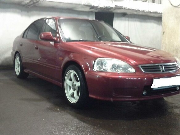 1999 Honda Civic VI, красный - вид 1