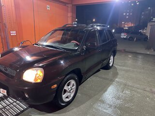 2002 Hyundai Santa Fe I, чёрный, 950000 рублей, вид 4