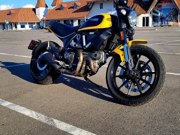 2017 Ducati Scrambler 800, жёлтый, 555213 рублей