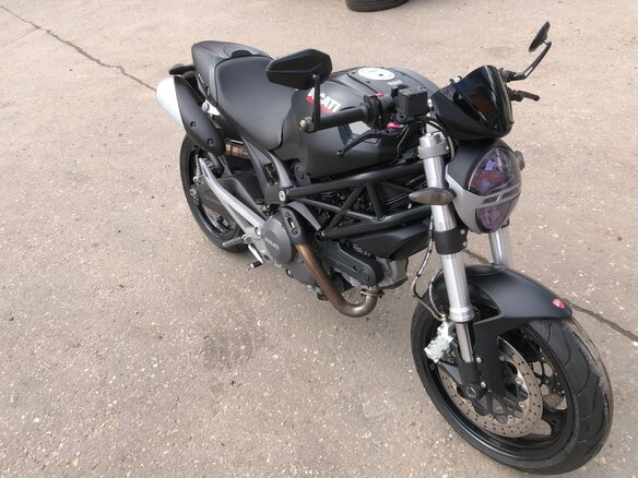 2012 Ducati Monster 696, чёрный, 450000 рублей - вид 9