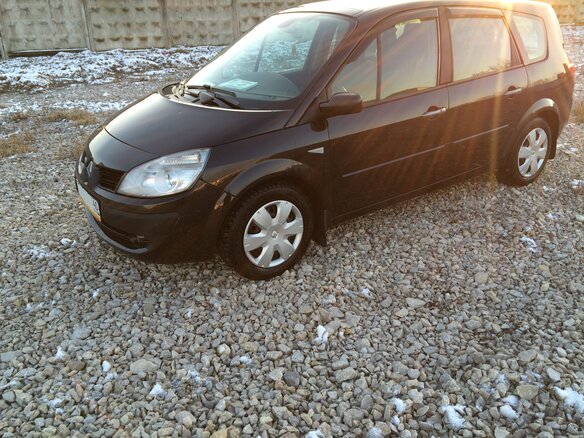 2007 Renault Scenic Grand II Рестайлинг, чёрный - вид 1