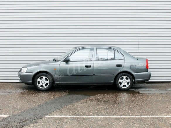 2007 Hyundai Accent ТагАЗ II, серый - вид 2