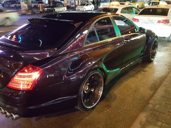 2005 Mercedes-Benz S-Класс 500 V (W221), пурпурный - вид 8