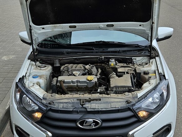 2023 Lada (ВАЗ) Granta I Рестайлинг, белый, 840000 рублей - вид 6