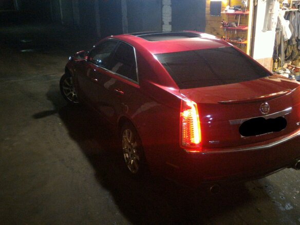 2009 Cadillac CTS II, пурпурный - вид 4