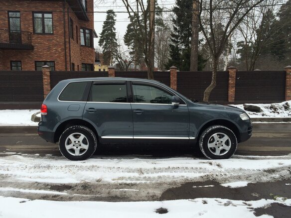 2004 Volkswagen Touareg I, серый - вид 6