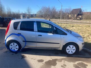 2007 Mitsubishi Colt CZ3 VI (Z20/Z30), серебристый, 250000 рублей, вид 2