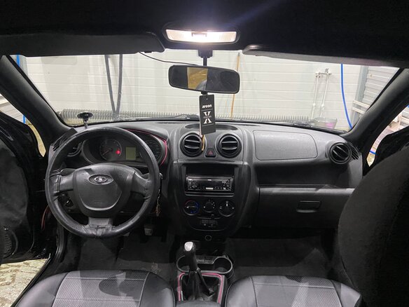 2012 Lada (ВАЗ) Granta I, синий, 570000 рублей - вид 9
