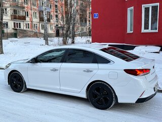2019 Hyundai Sonata VII (LF) Рестайлинг, белый, 1490000 рублей, вид 5