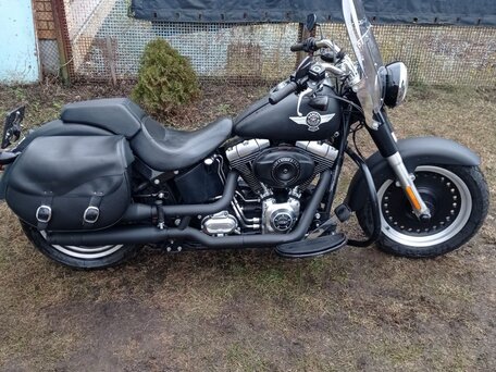 2011 Harley-Davidson Fat Boy, чёрный, 1099000 рублей, вид 1