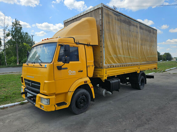2016 КамАЗ 4308, жёлтый, 2000000 рублей - вид 1