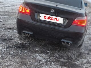 2008 BMW 5 серии 520i V (E60/E61) Рестайлинг, чёрный, 1100000 рублей, вид 5