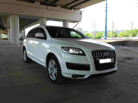 2011 Audi Q7 I (4L) Рестайлинг, белый - вид 1