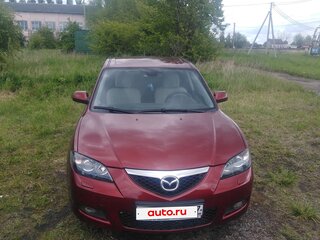 2008 Mazda 3 I (BK) Рестайлинг, красный, 589000 рублей, вид 3
