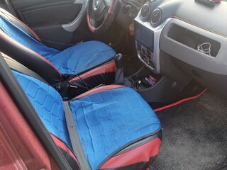 2010 Renault Logan I Рестайлинг, красный, 400000 рублей, вид 5