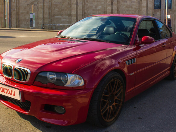 2003 BMW M3 III (E46), красный
