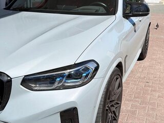 2022 BMW X3 M Competition I (F97) Рестайлинг, голубой, 8300000 рублей, вид 2