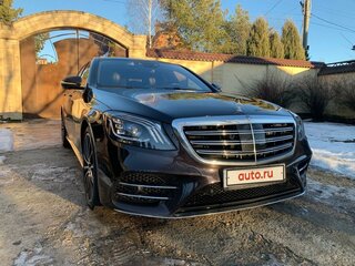 2019 Mercedes-Benz S-Класс 400 d Long VI (W222, C217) Рестайлинг, чёрный, 6490000 рублей, вид 2