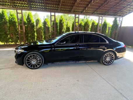 2021 Mercedes-Benz S-Класс 350 d Long 4MATIC VII (W223), чёрный, 9150000 рублей, вид 4