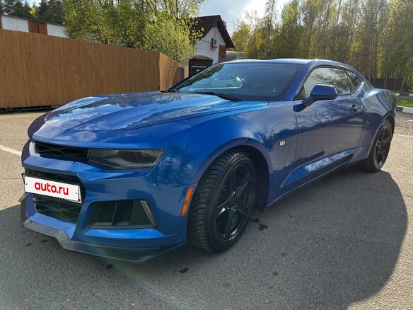 2018 Chevrolet Camaro VI, синий, 2000000 рублей - вид 1