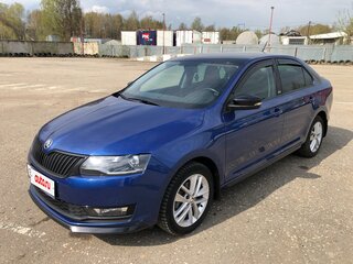 2018 Skoda Rapid I Рестайлинг, синий, 1600000 рублей, вид 1