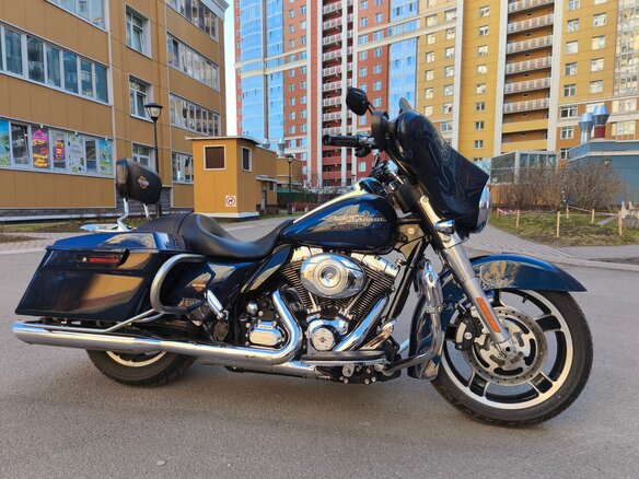 2012 Harley-Davidson Street Glide, синий, 950000 рублей - вид 7