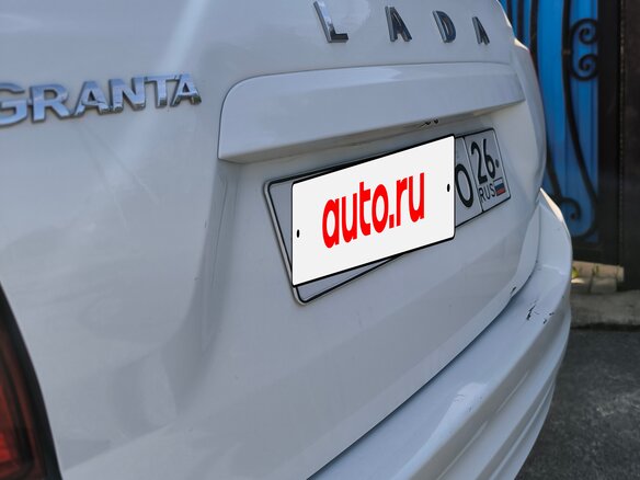 2021 Lada (ВАЗ) Granta I Рестайлинг, белый, 450000 рублей - вид 6