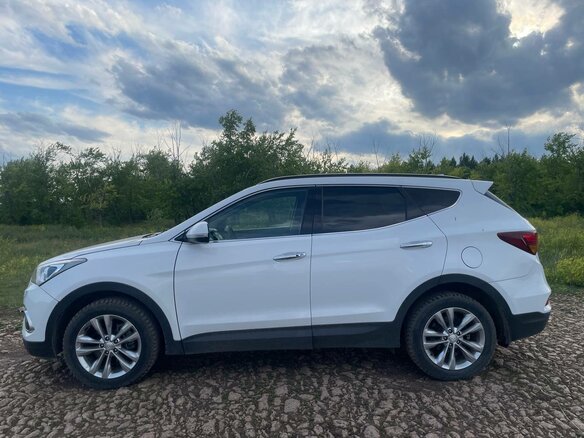 2016 Hyundai Santa Fe III Рестайлинг, серебристый - вид 7