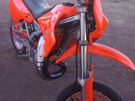 1995 Kawasaki KDX 125, зелёный, 275000 рублей, вид 5