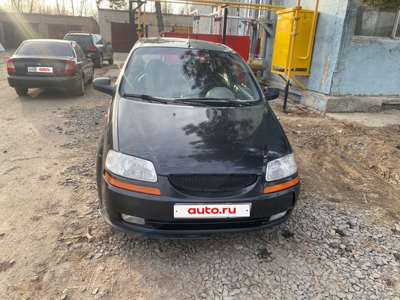 2004 Chevrolet Aveo I, чёрный, 310000 рублей