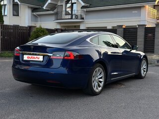 2016 Tesla Model S 75 I Рестайлинг, синий, 1875000 рублей, вид 4
