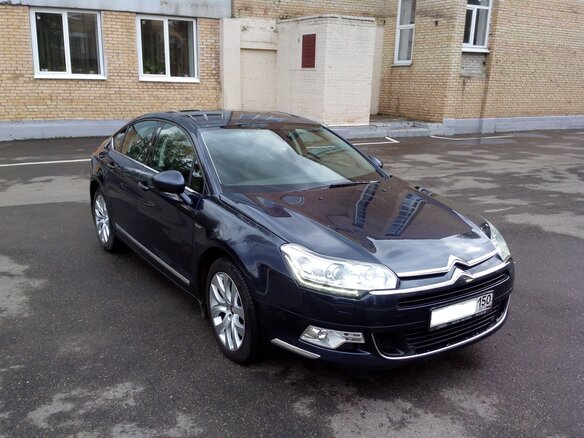 2012 Citroen C5 II, синий - вид 3