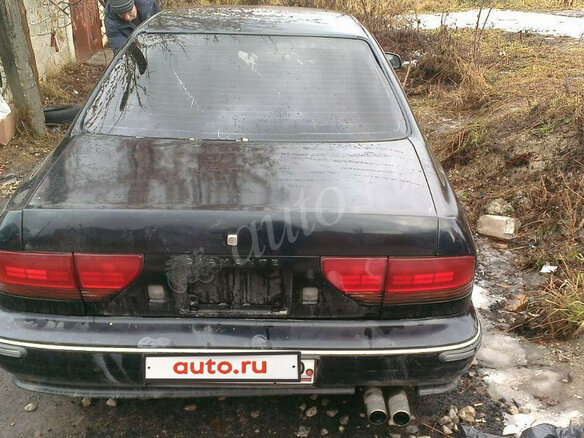 1993 Mitsubishi Diamante I, чёрный - вид 4