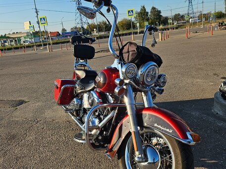 2013 Harley-Davidson Heritage, красный, 1200000 рублей, вид 5