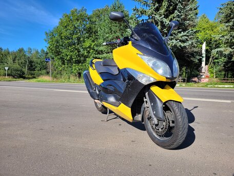2008 Yamaha TMAX, жёлтый, 450000 рублей, вид 1