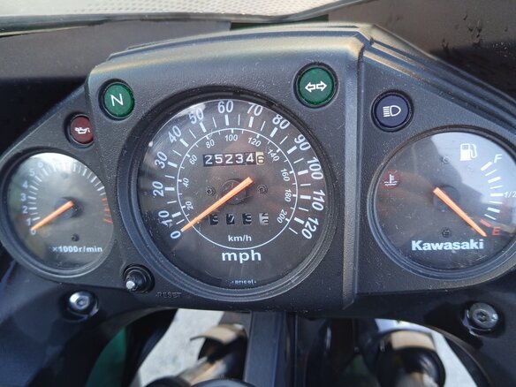 2009 Kawasaki Ninja 250R, зелёный, 250000 рублей - вид 7