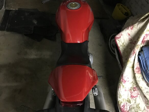2003 Ducati Monster 1000, красный - вид 6