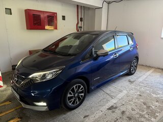 2018 Nissan Note e-Power II Рестайлинг, синий, 1390000 рублей, вид 2