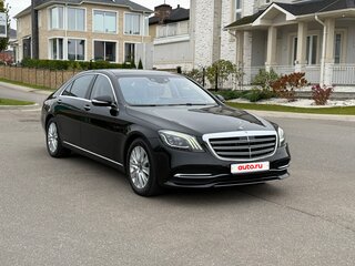 2020 Mercedes-Benz S-Класс 560 Long VI (W222, C217) Рестайлинг, чёрный, 5490000 рублей, вид 3