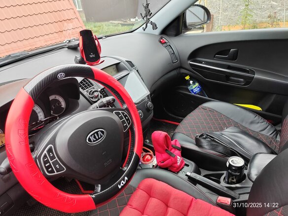 2008 Kia Ceed I, красный, 580000 рублей - вид 6