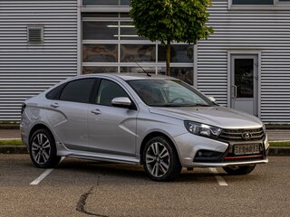 2018 Lada (ВАЗ) Vesta I, серебристый, 995000 рублей, вид 3
