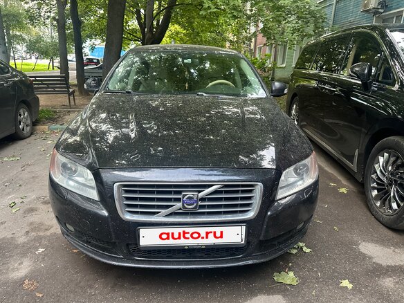 2007 Volvo S80 II, чёрный
