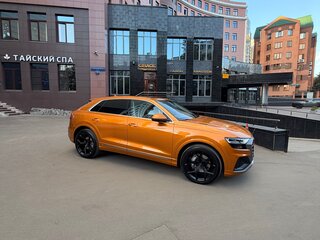 2023 Audi Q8 55 TFSI I (4M), оранжевый, 11600000 рублей, вид 4
